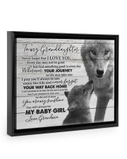YOU ARE MY SUNSHINE - GREAT GIFT FOR GRANDDAUGHTER Floating Framed Canvas Prints Black tile