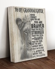 NEVER FORGET WHO YOU ARE -GRANDMA TO GRANDDAUGHTER 11x14 Gallery Wrapped Canvas Prints aos-canvas-pgw-11x14-lifestyle-front-17