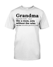 ONLY WITHOUT THE RULES - GIFT GRANDMA Premium Fit Mens Tee tile