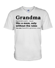 ONLY WITHOUT THE RULES - GIFT GRANDMA V-Neck T-Shirt tile