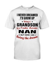 LIVING THE DREAM - BEST GIFT FOR GRANDSON Premium Fit Mens Tee tile