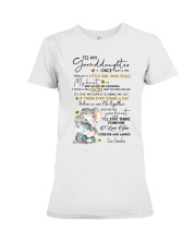 I LOVE YOU FOREVER - BEST GIFT FOR GRANDDAUGHTER Premium Fit Ladies Tee tile