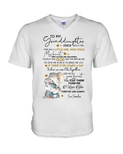 I LOVE YOU FOREVER - BEST GIFT FOR GRANDDAUGHTER V-Neck T-Shirt tile