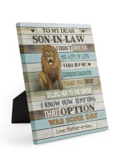 OPTION WAS SOME DAY - BEST GIFT FOR SON-IN-LAW Easel-Back Gallery Wrapped Canvas tile