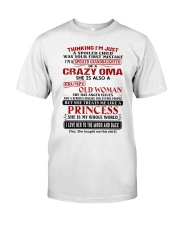 SHE IS MY WHOLE WORLD - GIFT FOR GRANDDAUGHTER Premium Fit Mens Tee tile