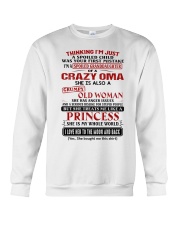 SHE IS MY WHOLE WORLD - GIFT FOR GRANDDAUGHTER Crewneck Sweatshirt tile