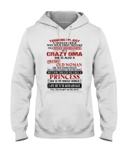 SHE IS MY WHOLE WORLD - GIFT FOR GRANDDAUGHTER Hooded Sweatshirt tile