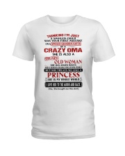 SHE IS MY WHOLE WORLD - GIFT FOR GRANDDAUGHTER Ladies T-Shirt tile