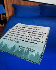 Lovely Blanket For Your Granddaughter From Bubba Small Fleece Blanket - 30" x 40" aos-coral-fleece-blanket-30x40-lifestyle-front-02