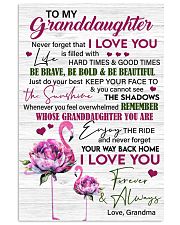 YOUR WAY BACK HOME - BEST GIFT FOR GRANDDAUGHTER 11x17 Poster front