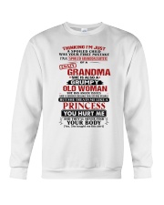 I'M A SPOILED GRANDDAUGHTER OF A CRAZY GRANDMA Crewneck Sweatshirt tile