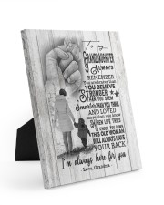 I'M ALWAYS HERE FOR YOU - GRANDMA TO GRANDDAUGHTER Easel-Back Gallery Wrapped Canvas tile