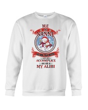 She Is My Alibi - Amazing Gift For Grandkids Crewneck Sweatshirt tile
