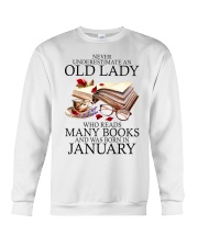 Never Underestimate An Old Lady - Perfect Gift For Grandma Crewneck Sweatshirt tile