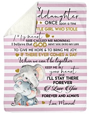 MY HEART - AMAZING GIFT FOR GRANDDAUGHTER Sherpa Fleece Blanket tile