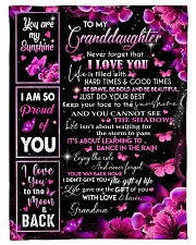 JUST DO YOUR BEST - BEST GIFT FOR GRANDDAUGHTER Small Fleece Blanket - 30" x 40" front