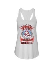 Grandma And Grandkids A Bond That Can't Me Broken Ladies Flowy Tank tile