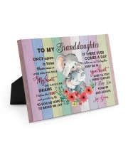 ONCE UPON A TIME - SPECIAL GIFT FOR GRANDDAUGHTER Easel-Back Gallery Wrapped Canvas tile