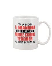 NOTHING SCARES - RETIRED TEACHER - MOM - GRANDMA Mug tile