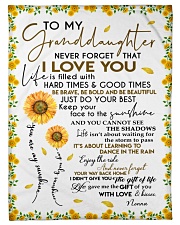 I LOVE YOU - BEST GIFT FOR GRANDDAUGHTER Fleece Blanket tile