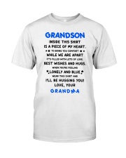 I'LL BE HUGGING YOU - BEST GIFT FOR GRANDSON Classic T-Shirt tile