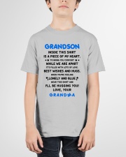 I'LL BE HUGGING YOU - BEST GIFT FOR GRANDSON Youth T-Shirt garment-youth-tshirt-front-01