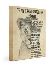 STRAIGHTEN YOUR CROWN - GIFT FOR GRANDDAUGHTER 11x14 Gallery Wrapped Canvas Prints front