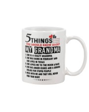 5 THINGS YOU SHOULD KNOW ABOUT MY GRANDMA Mug tile