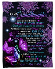 DEEP IN YOUR HEART - LOVELY GIFT FOR GRANDDAUGHTER Small Fleece Blanket - 30" x 40" front