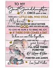 MY HEART - BEST GIFT FOR GREAT GRANDDAUGHTER 11x17 Poster front
