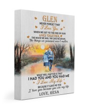 YOU ARE MY LIFE - TO GLEN FROM RESA 11x14 Gallery Wrapped Canvas Prints front