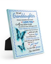 Keep Me In Your Heart - Lovely Gift For Granddaughter Easel-Back Gallery Wrapped Canvas tile