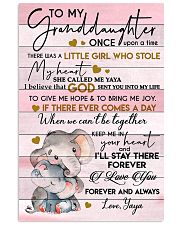 STOLE MY HEART - SPECIAL GIFT FOR GRANDDAUGHTER 11x17 Poster front