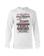 YOU CAN'T SCARE ME - BEST GIFT FOR GRANDSON Long Sleeve Tee tile