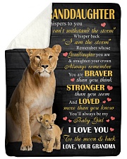 Loved More Than You Know - Great Gift For Granddaughter Sherpa Fleece Blanket tile