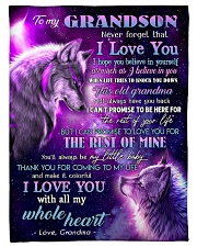 I BELIEVE IN YOU - FROM GRANDMA TO MY GRANDSON Small Fleece Blanket - 30" x 40" front