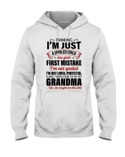I'M JUST LOVED PROTECTED - GIFT FOR GRANDCHILD Hooded Sweatshirt tile