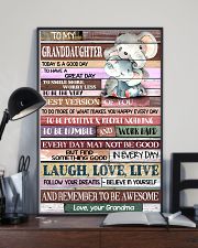 BELIEVE IN YOURSELF - GREAT GIFT FOR GRANDDAUGHTER 11x17 Poster lifestyle-poster-2