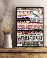 BELIEVE IN YOURSELF - GREAT GIFT FOR GRANDDAUGHTER 11x17 Poster lifestyle-poster-3