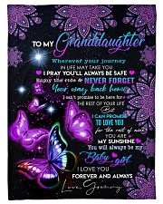 I LOVE YOU - GRANDDAUGHTER GIFT WITH BUTTERFLY Small Fleece Blanket - 30" x 40" front
