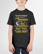 She Loves Me To The Moon And Back - Best Gift For Grandson Youth T-Shirt garment-youth-tshirt-front-01