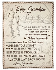 YOUR WAY BACK HOME - LOVELY GIFT FOR GRANDSON Small Fleece Blanket - 30" x 40" front