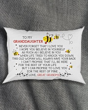 BELIEVE IN YOURSELF - GREAT GIFT FOR GRANDDAUGHTER Rectangular Pillowcase aos-pillow-rectangle-front-lifestyle-1