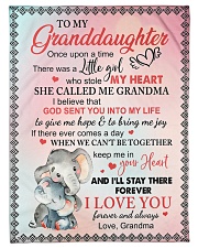 MY HEART - BEST GIFT FOR GRANDDAUGHTER Small Fleece Blanket - 30" x 40" front