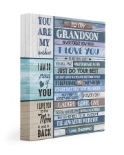 JUST DO YOUR BEST - SPECIAL GIFT FOR GRANDSON 11x14 Gallery Wrapped Canvas Prints front
