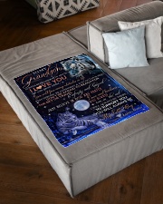 1 DAY LEFT - GET YOURS NOW Small Fleece Blanket - 30" x 40" aos-coral-fleece-blanket-30x40-lifestyle-front-03