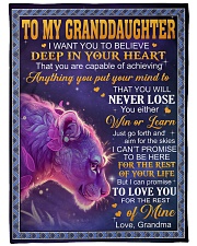 YOU WILL NEVER LOSE - GRANDMA TO GRANDDAUGHTER Fleece Blanket tile