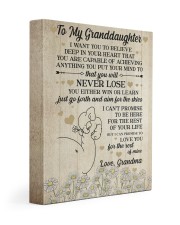 LOVE YOU - AMAZING GIFT FOR GRANDDAUGHTER 11x14 Gallery Wrapped Canvas Prints front