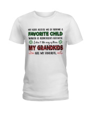 My Grandkids Are My Favorite - Perfect Gift For Grandma Ladies T-Shirt tile