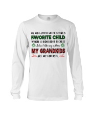 My Grandkids Are My Favorite - Perfect Gift For Grandma Long Sleeve Tee tile